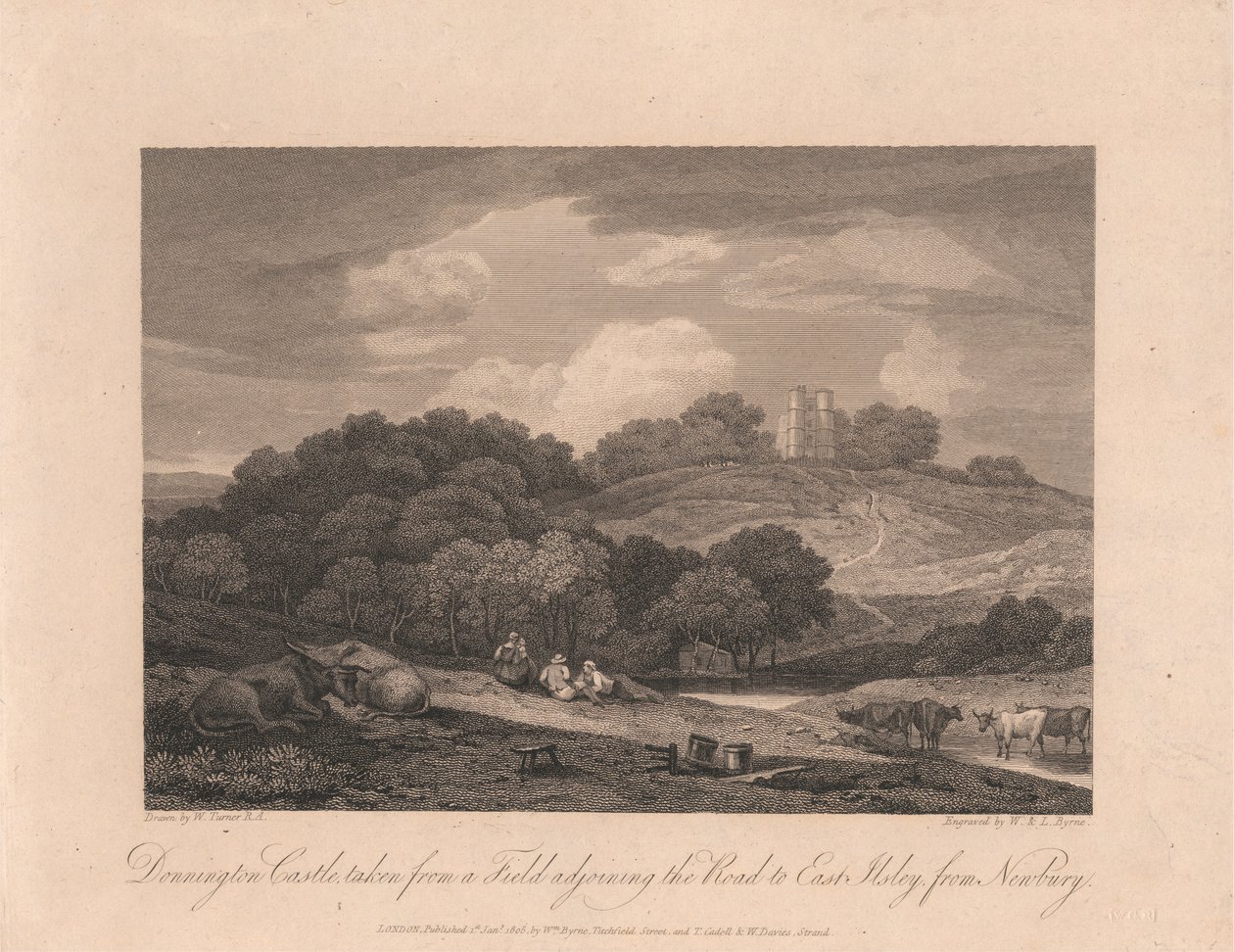 Donnington kastély alkotó: William Byrne