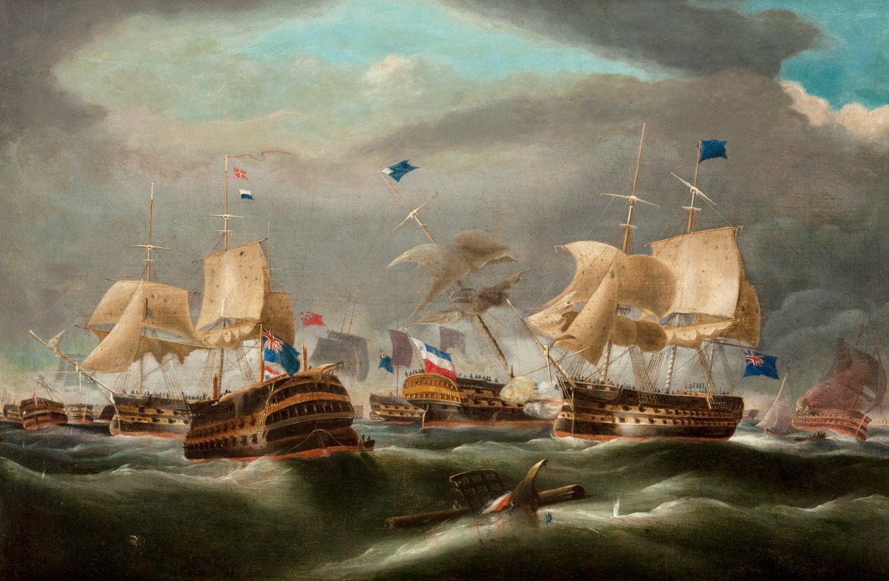Camperdown-i csata alkotó: William Clarkson (manner of) Stanfield