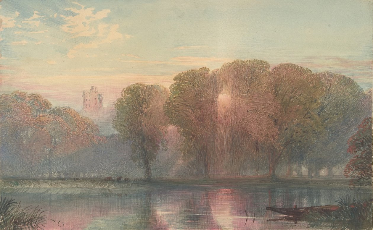 Windsor Datchetből, 1870-78. alkotó: William Collingwood Smith