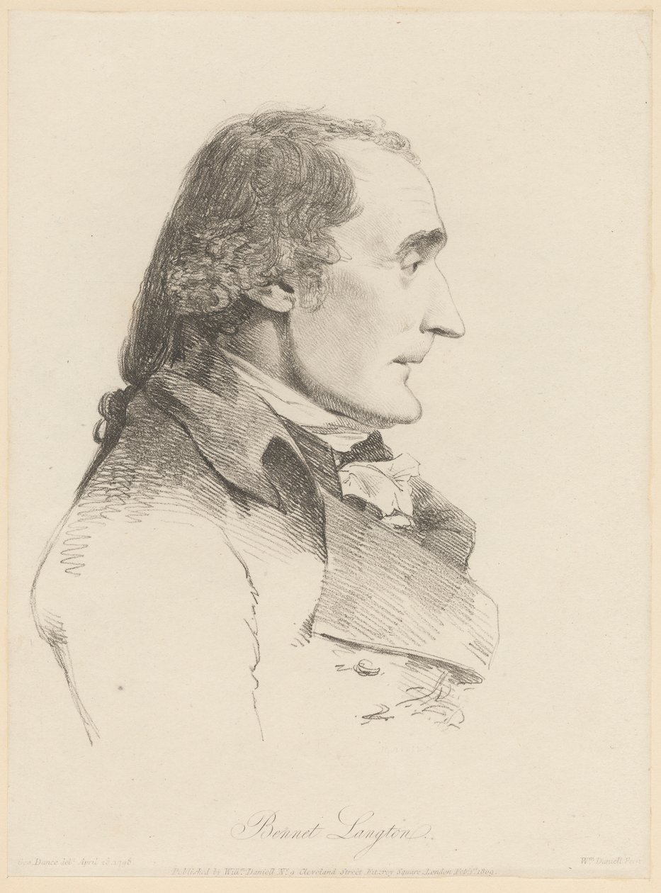 Bennet Langton alkotó: William Daniell