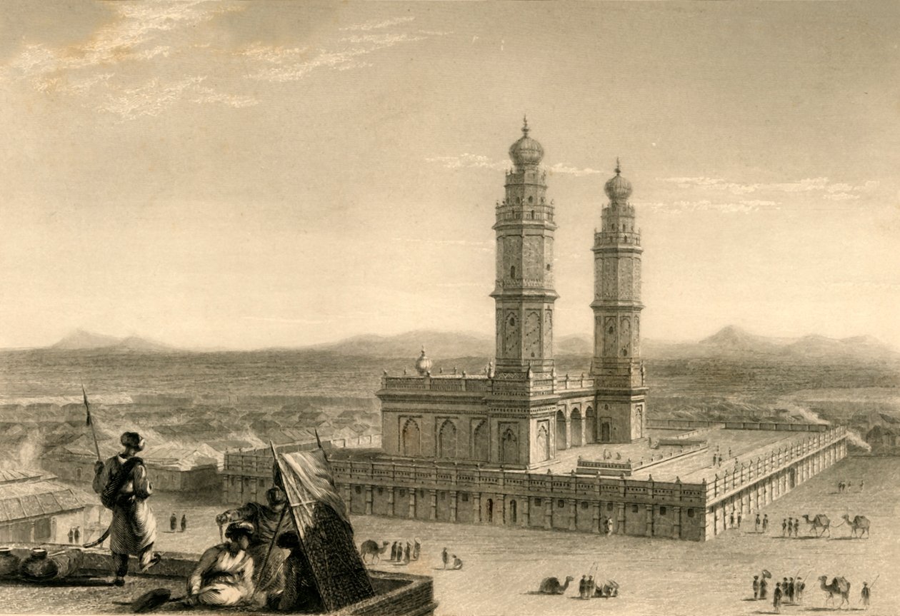 Mecset a Coimbatore-ban, 1835. alkotó: William Daniell
