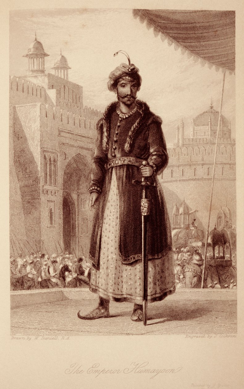 Humayoon császár alkotó: William Daniell