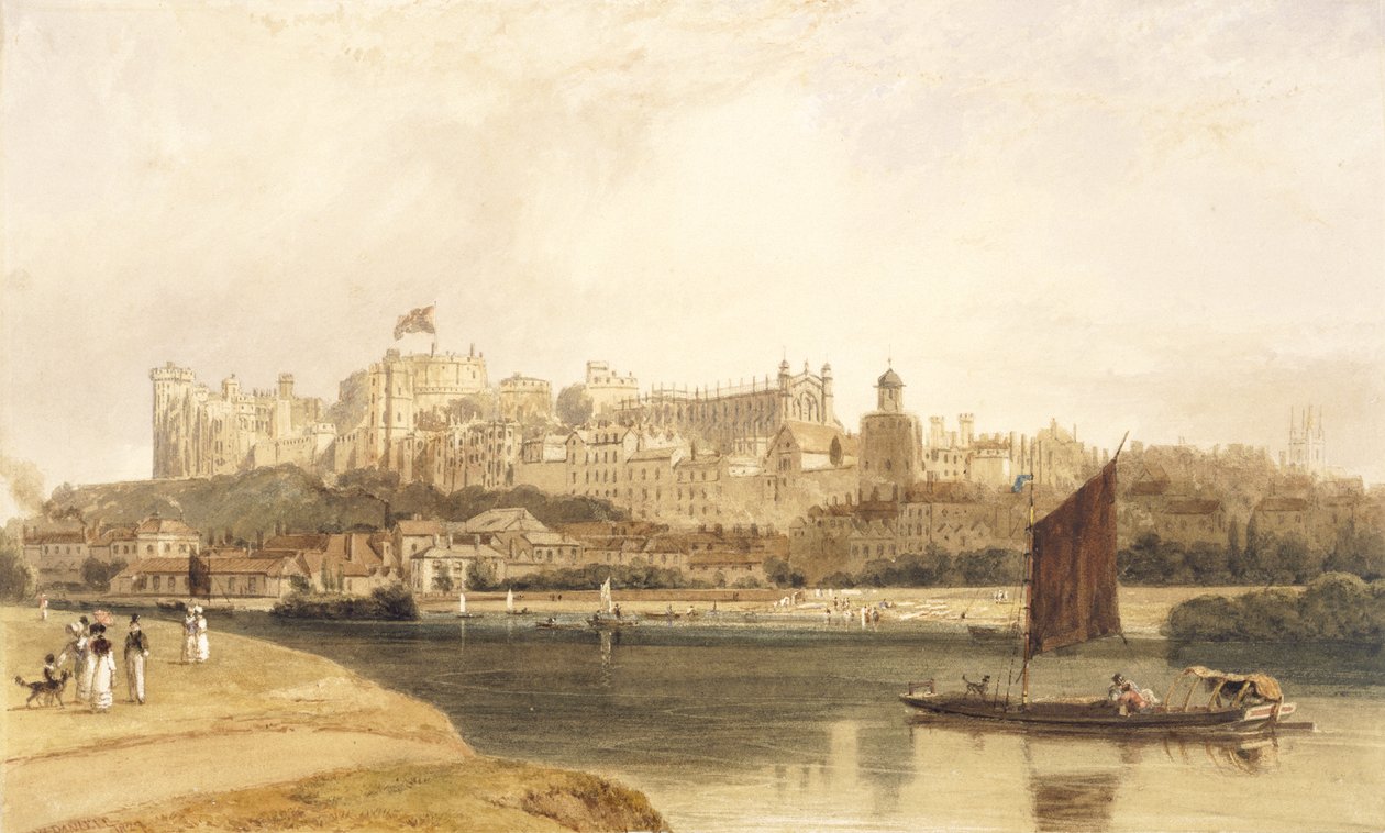 Windsor kastély alkotó: William Daniell