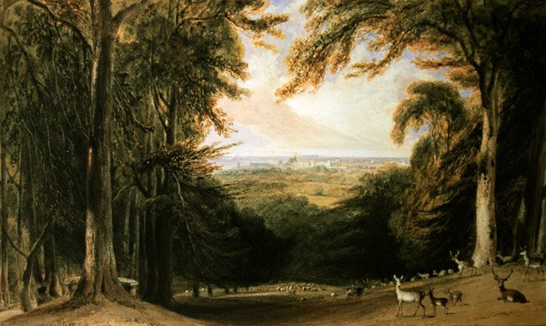 Erdős táj, Windsor alkotó: William Daniell