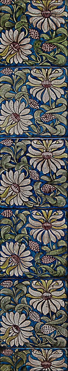Honeysuckle csempe panel alkotó: William de Morgan