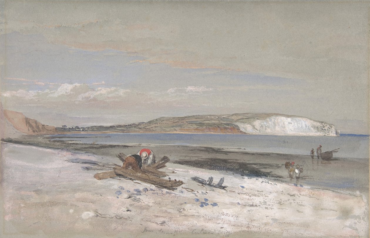Culver Cliff, Wight-sziget, 1847. alkotó: William Dyce