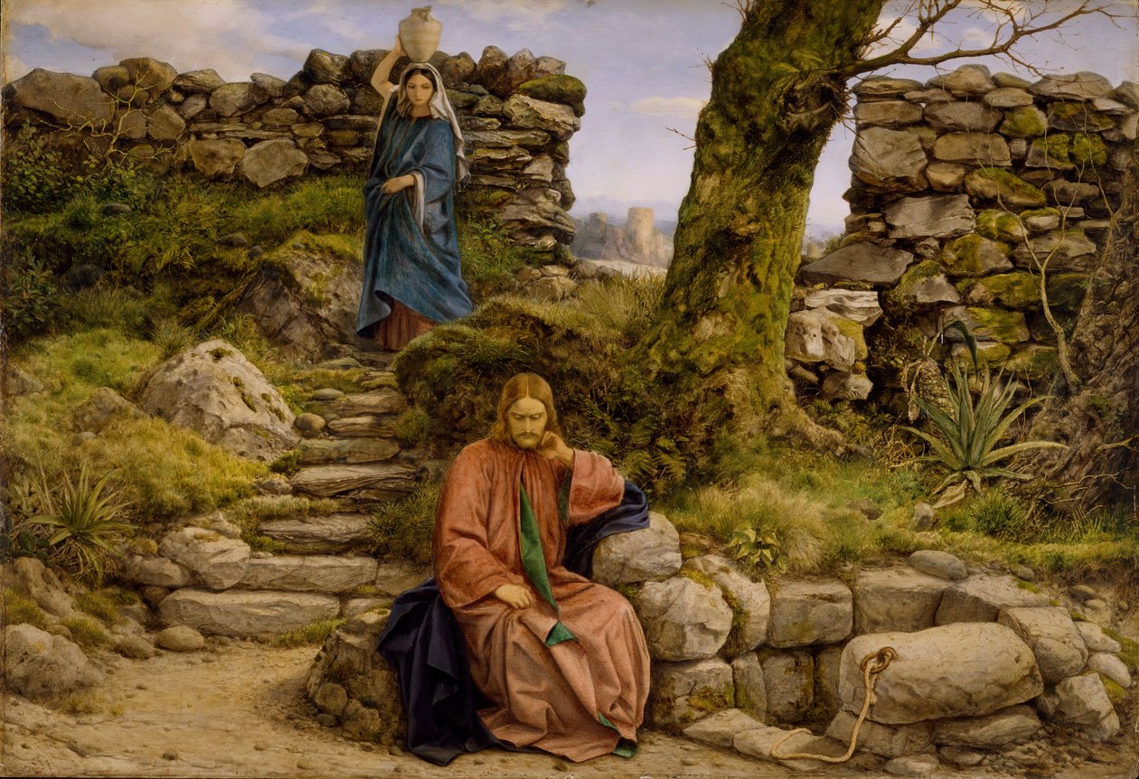 A szamáriai asszony, 1860. alkotó: William Dyce