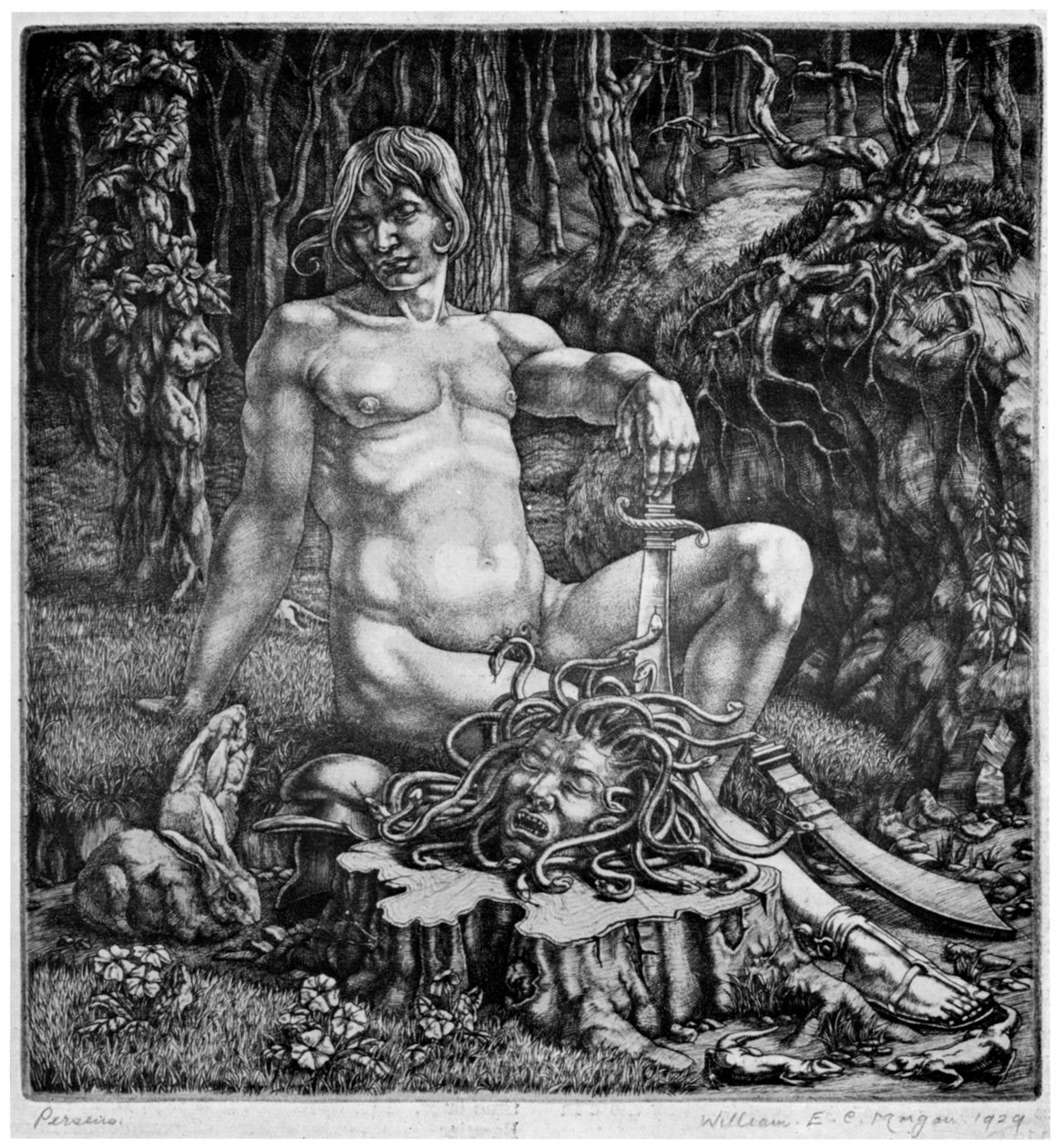 „Perseus”, 1929-1930. alkotó: William EC Morgan