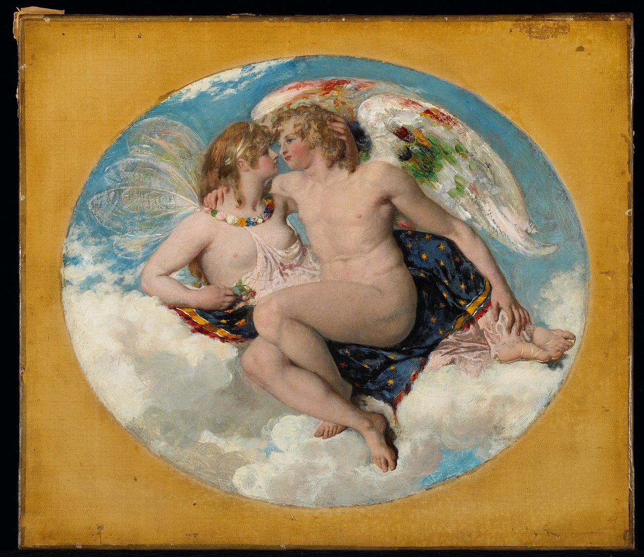 Ámor és Psyche alkotó: William Etty