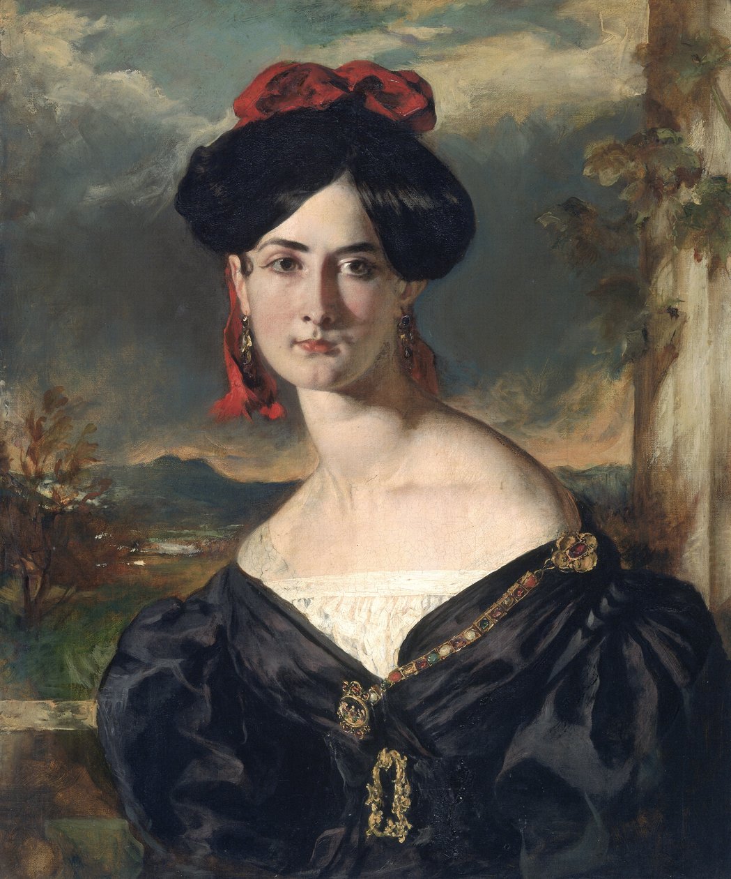Louisa Vaughan (született Rolls) (olaj, vászon) alkotó: William Etty