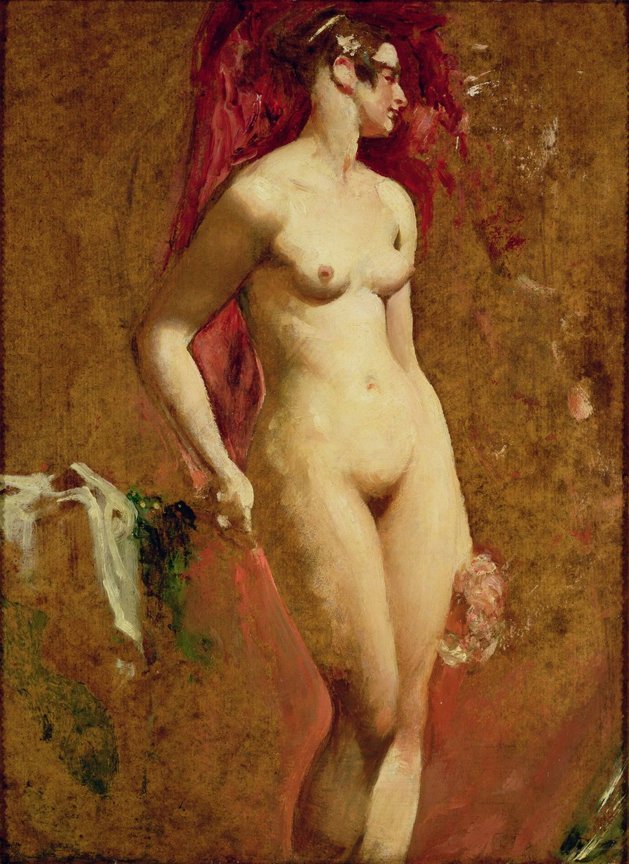 Álló akt (olaj, vászon) alkotó: William Etty