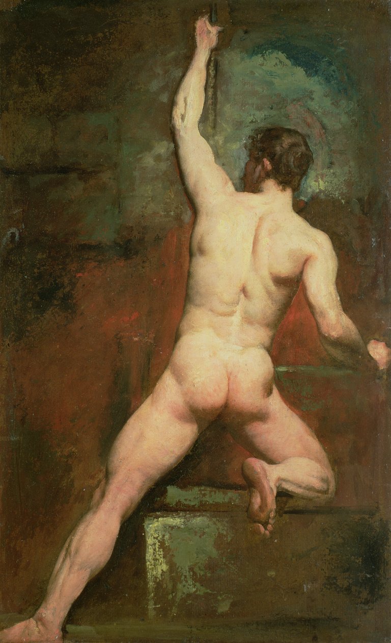 Tanulmány egy férfi akt számára alkotó: William Etty
