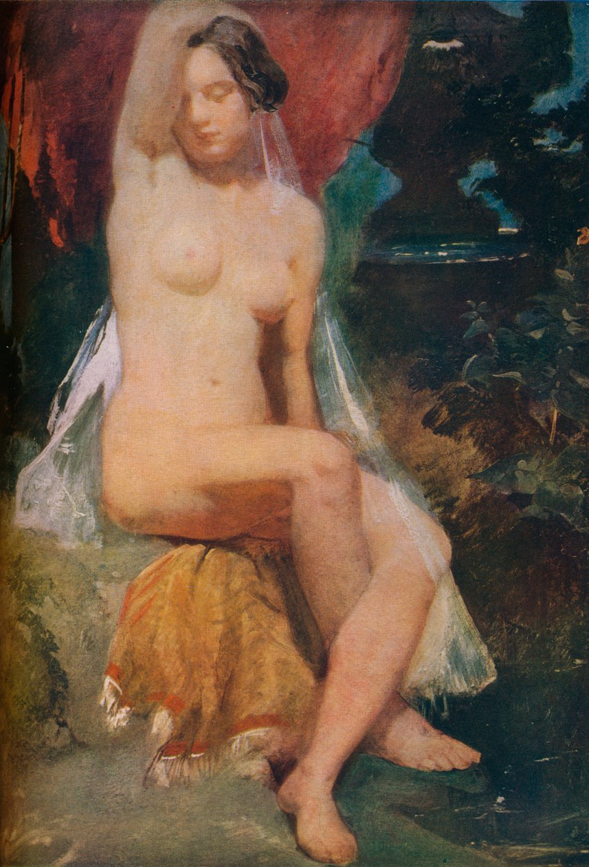 Nő a szökőkútnál, 1840. alkotó: William Etty