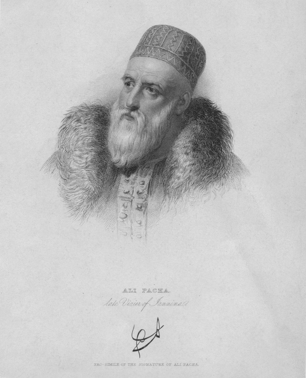 Ali Pacha, 1832. alkotó: William Finden