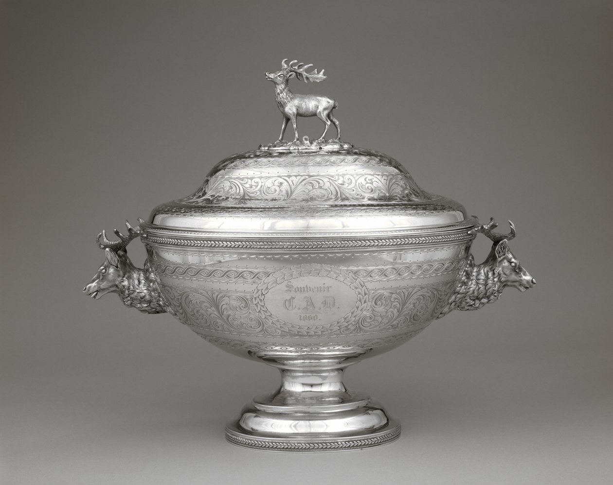 Leves Tureen, c. 1860 (ezüst) alkotó: William Forbes