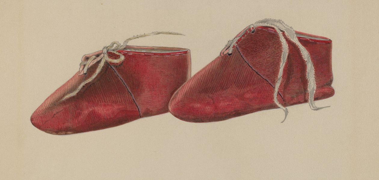 Babacipő, c. 1937. alkotó: William Frank