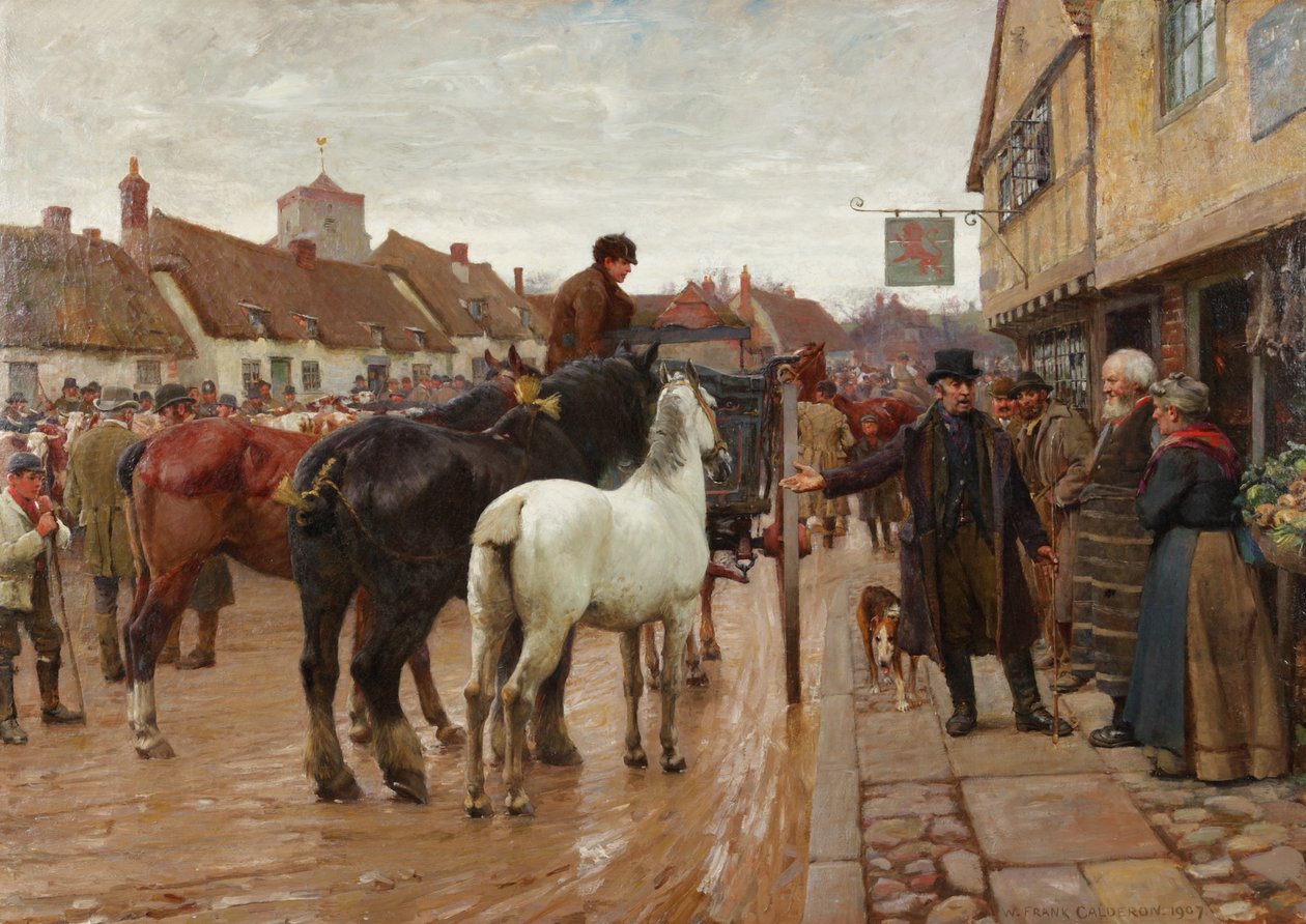 Piacnap, 1907 alkotó: William Frank Calderon