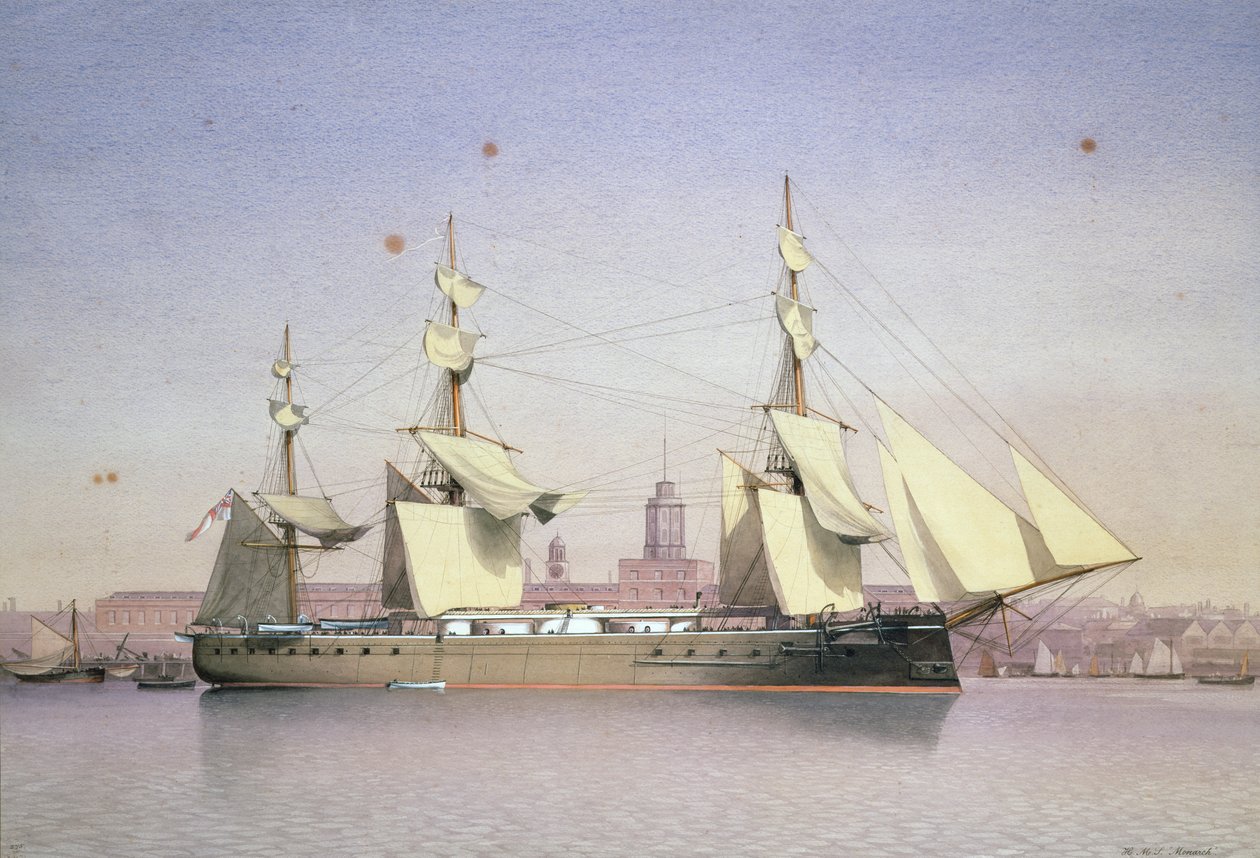 H.M.S. Plymouth uralkodója alkotó: William Frederick Mitchell