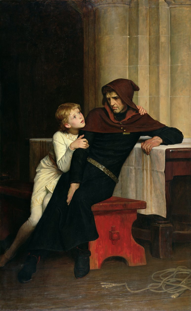 Arthur herceg és Hubert herceg alkotó: William Frederick Yeames