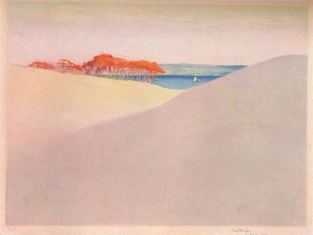 Sand Dunes, Dánia, 1917 alkotó: William Giles