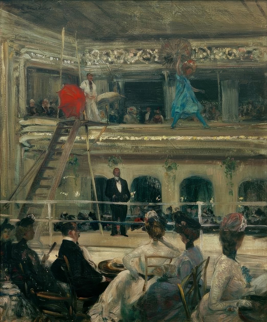 Hammerstein tetőkertje alkotó: William Glackens