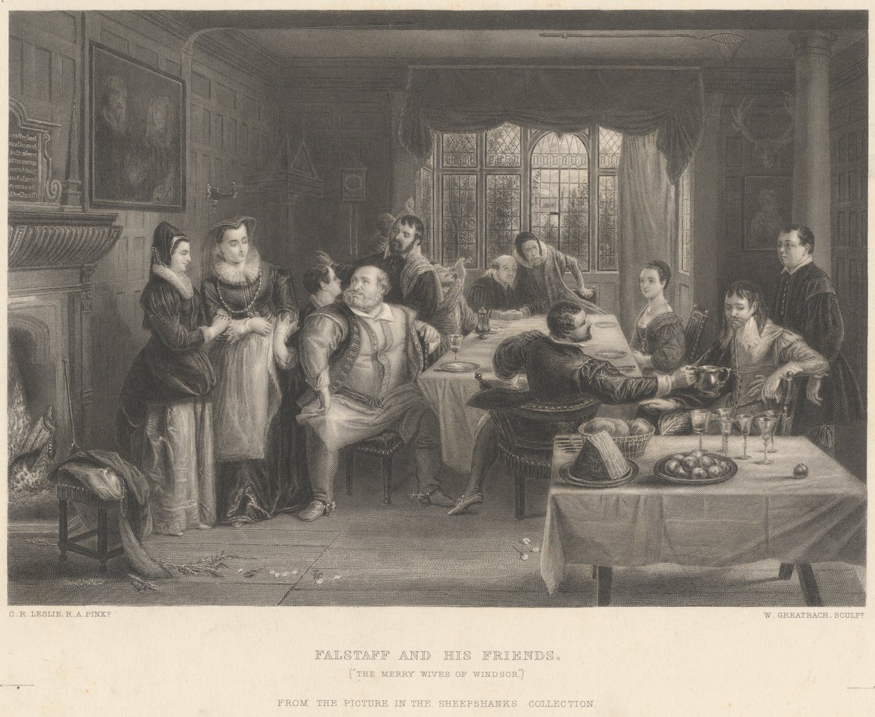 Falstaff és barátai alkotó: William Greatbach