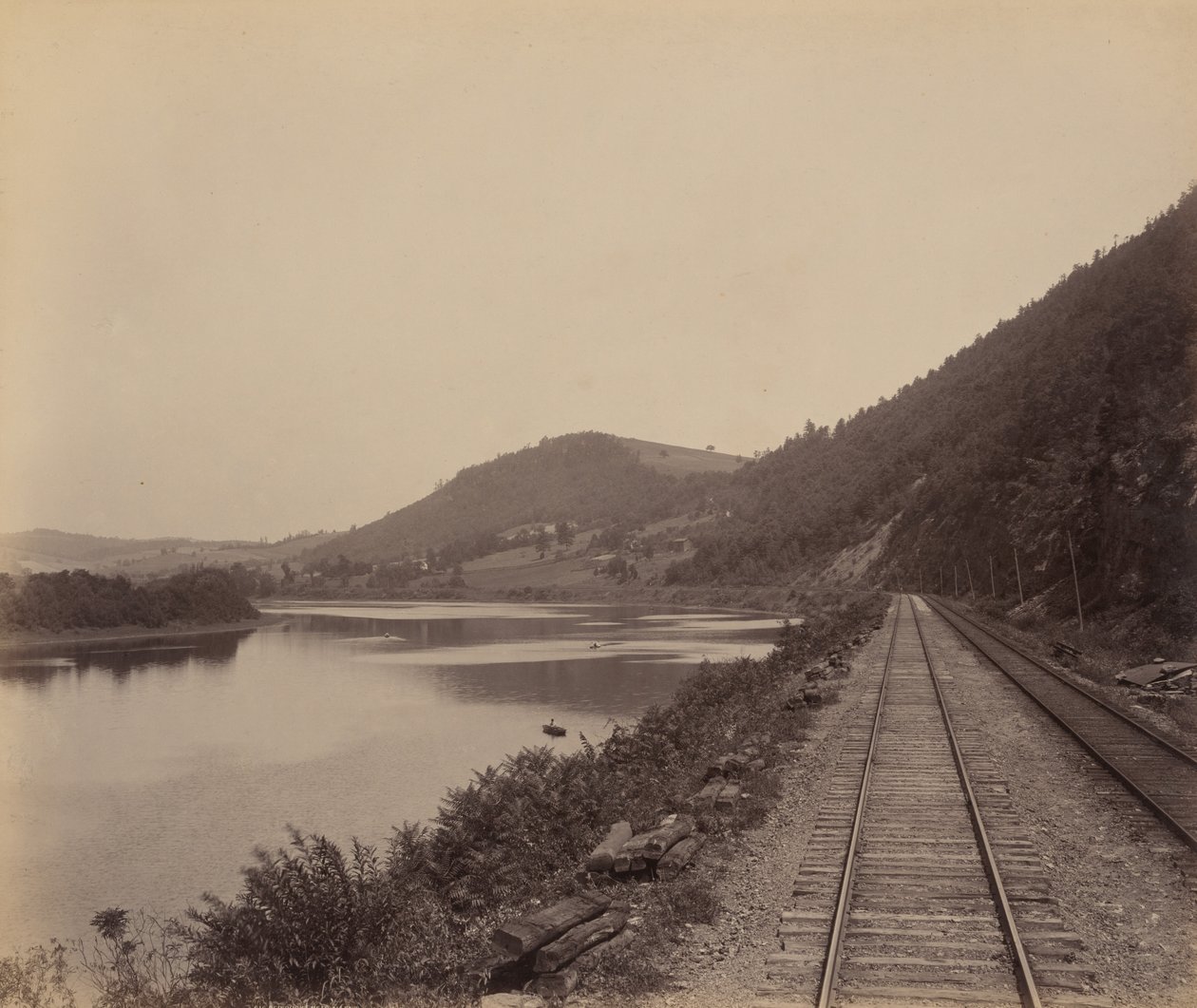Vörös sziklák Allen közelében, c. 1895. alkotó: William H Rau
