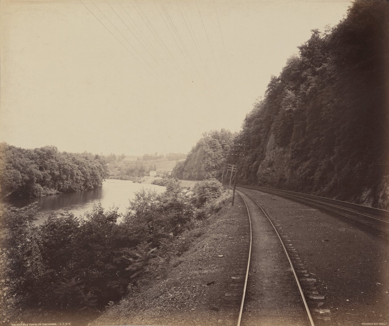 Rockdale Curve, On the Lehigh alkotó: William H. Rau