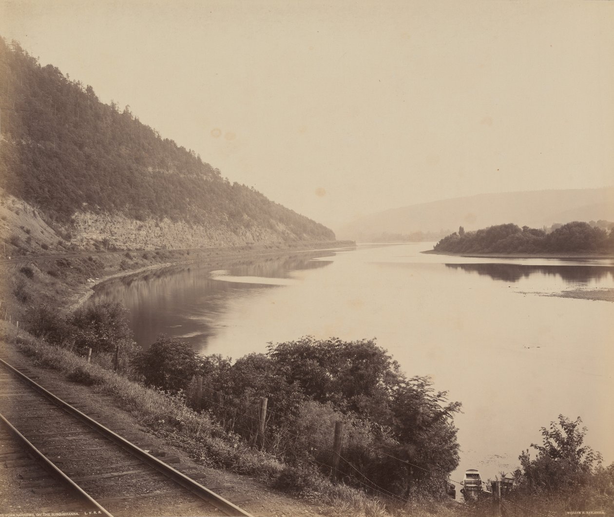 York Narrows, A Susquehannáról alkotó: William H. Rau