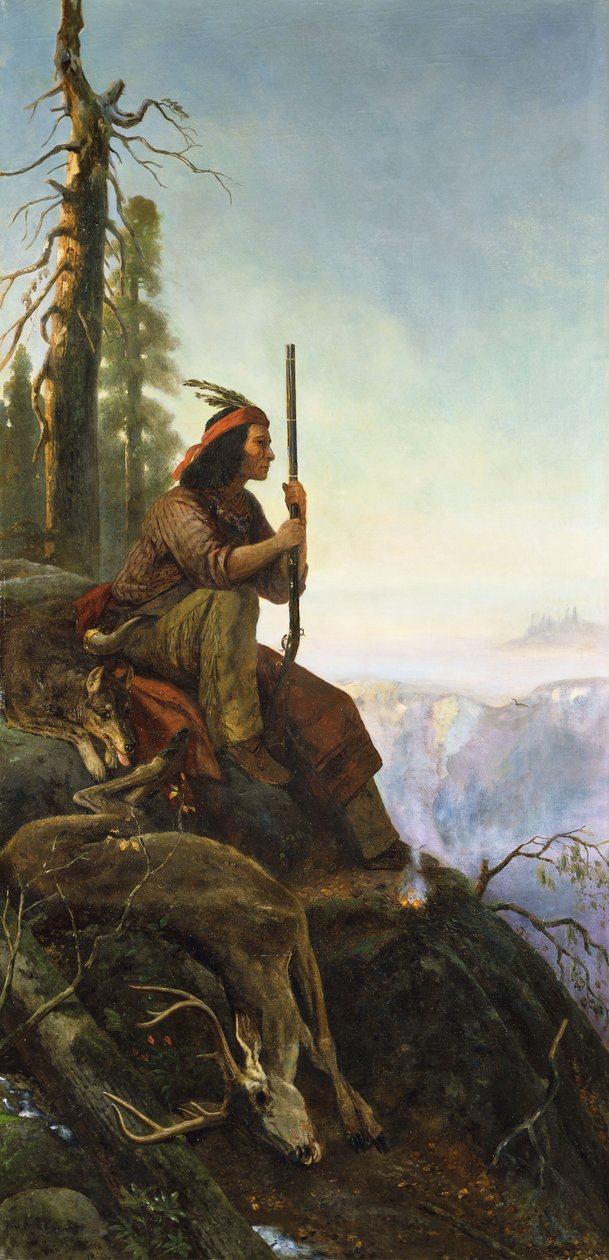 A jelzőtűz, 1880 alkotó: William Hahn