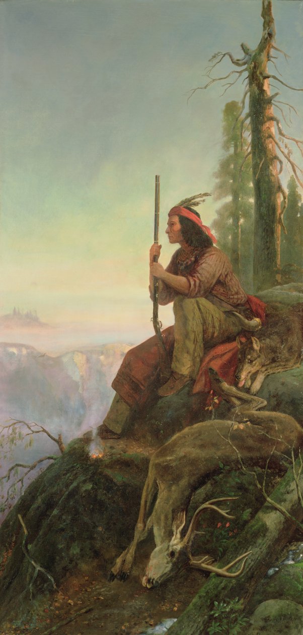 A jelzőtűz, 1880 alkotó: William Hahn