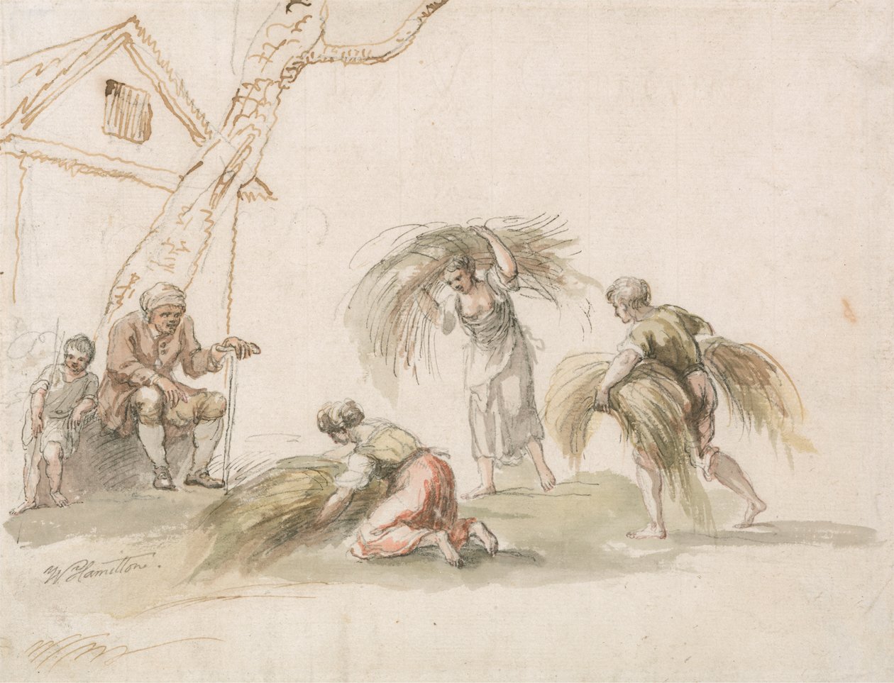 Ábrák Betakarítás alkotó: William Hamilton