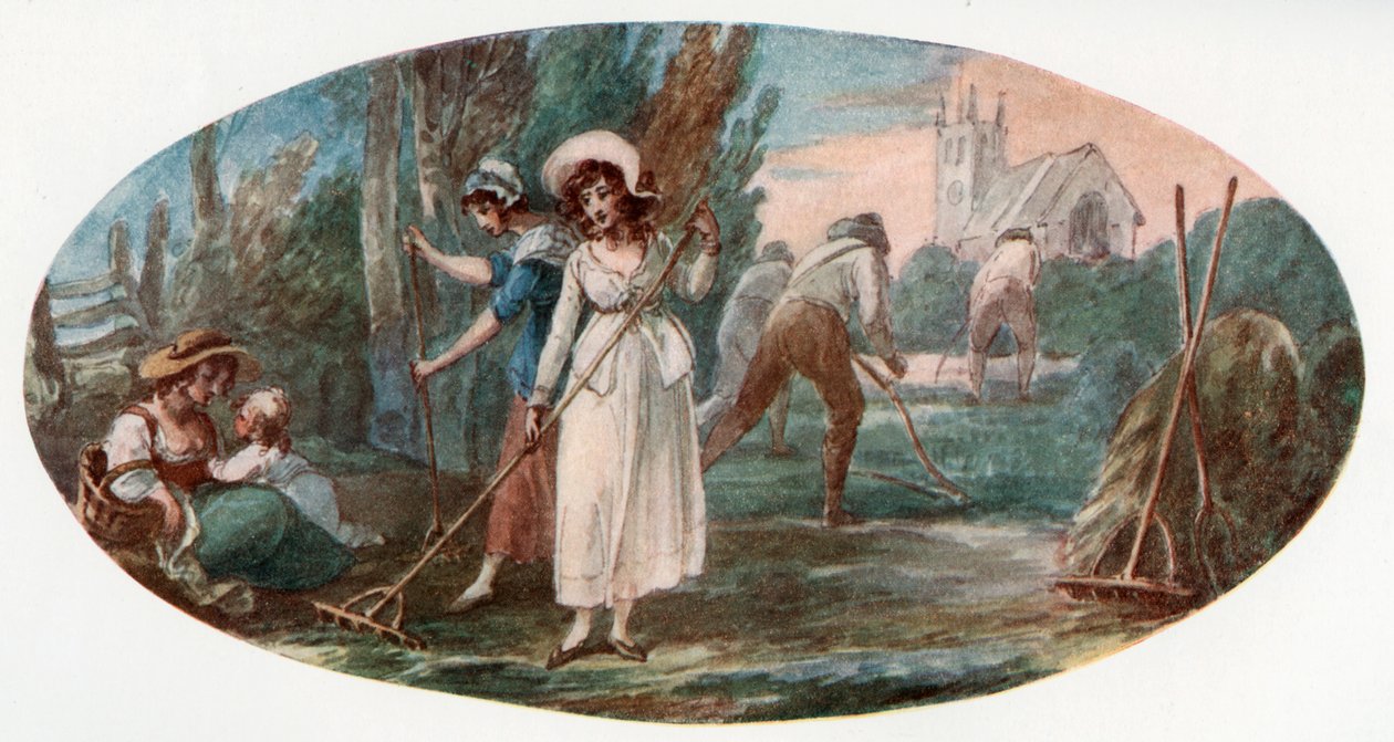 Szénaverés, 1912. alkotó: William Hamilton