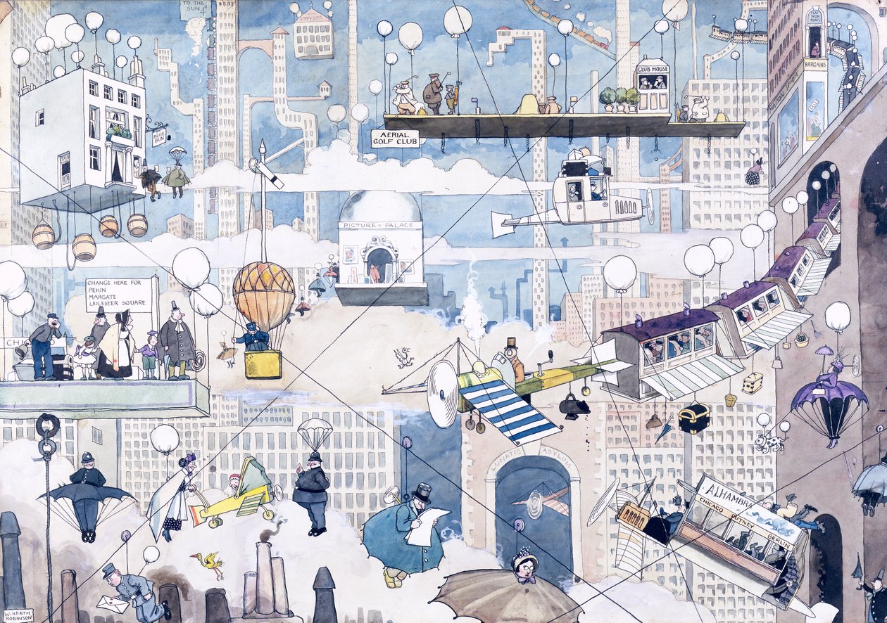 Légi élet alkotó: William Heath Robinson