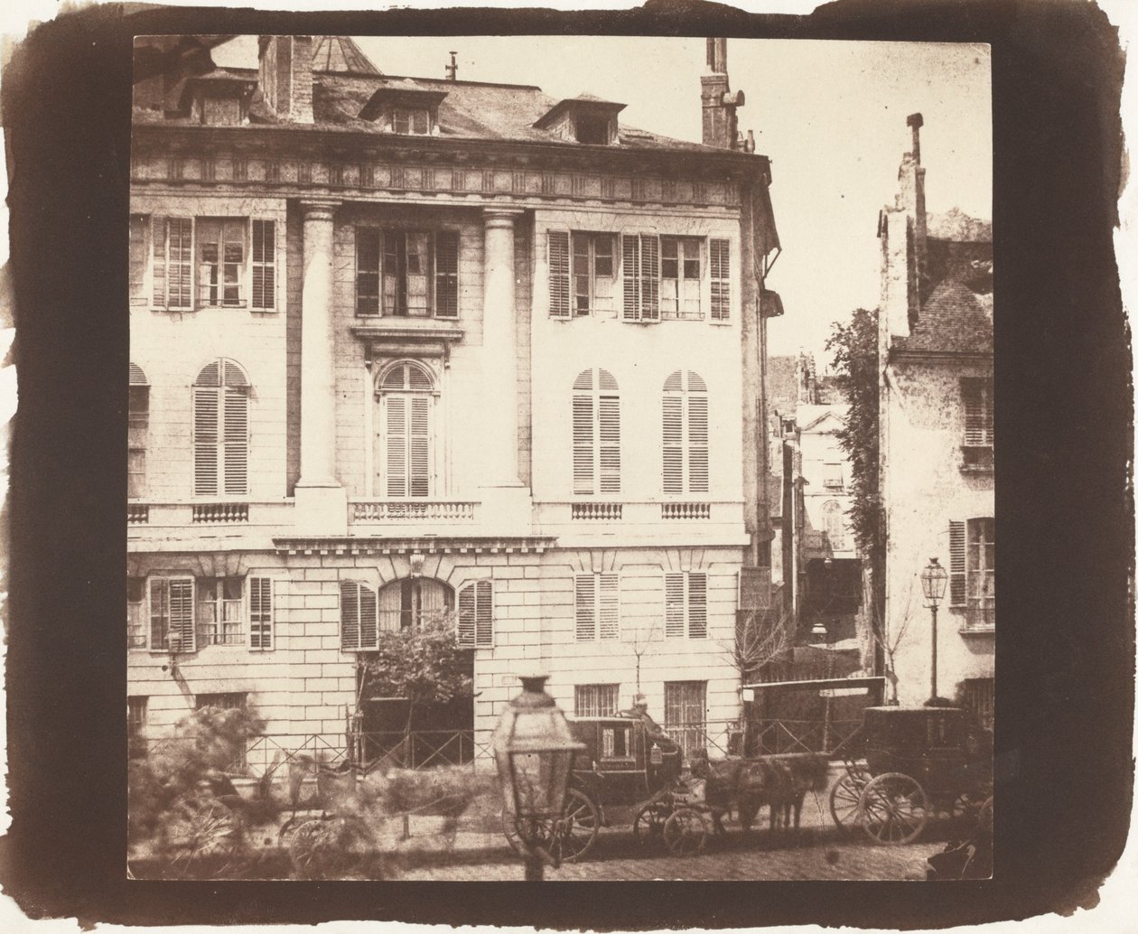 Párizsi sugárutak,1843 (fotó) alkotó: William Henry Fox Talbot
