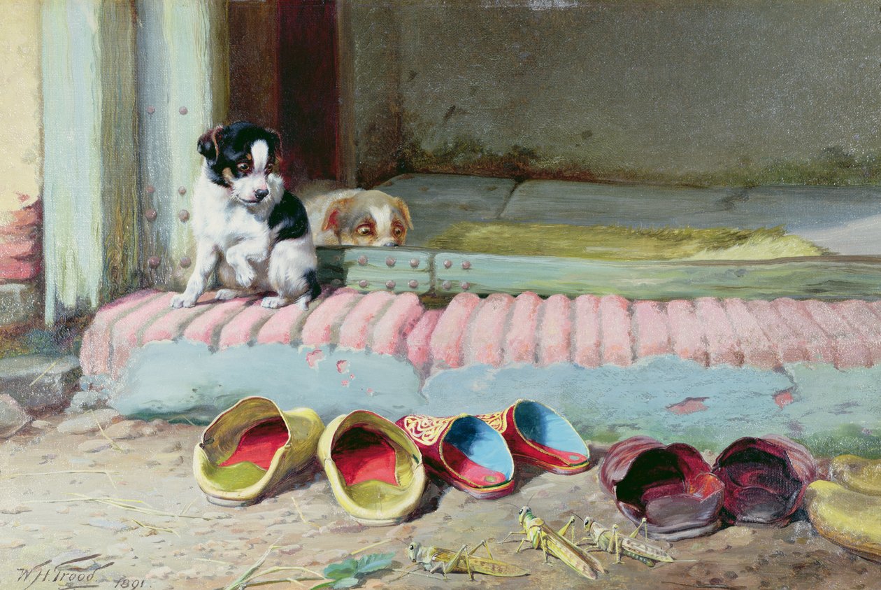 Barát vagy ellenség, 1891 alkotó: William Henry Hamilton Trood