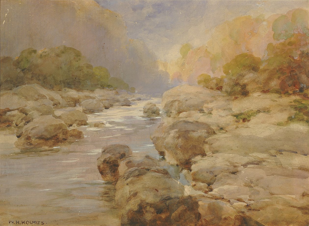 Nem módosított Rock Creek, 1910 körül alkotó: William Henry Holmes