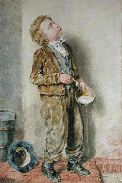 Buborékfújás alkotó: William Henry Hunt