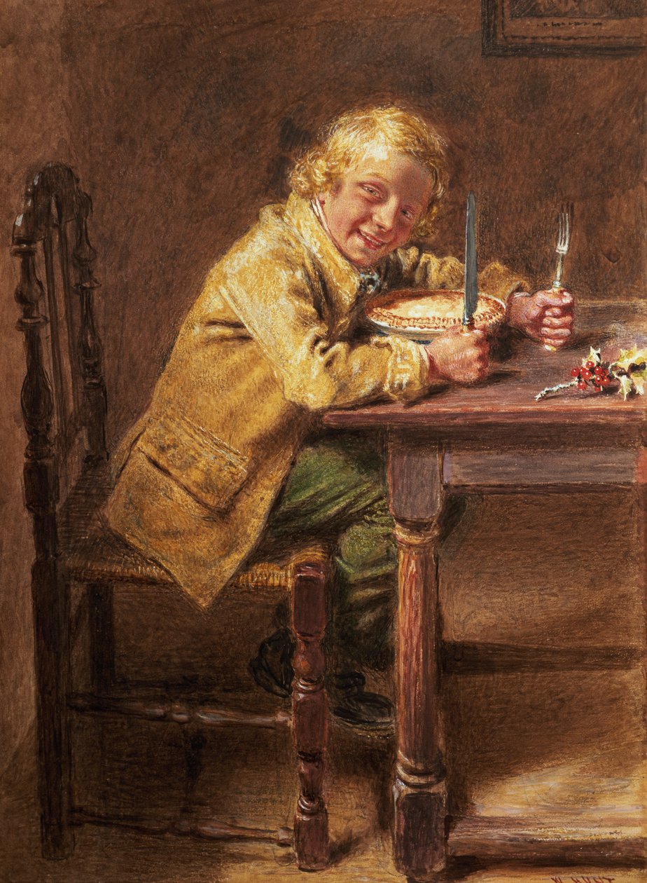 Karácsonyi pite alkotó: William Henry Hunt