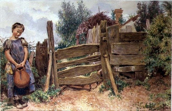 A törött kancsó alkotó: William Henry Hunt