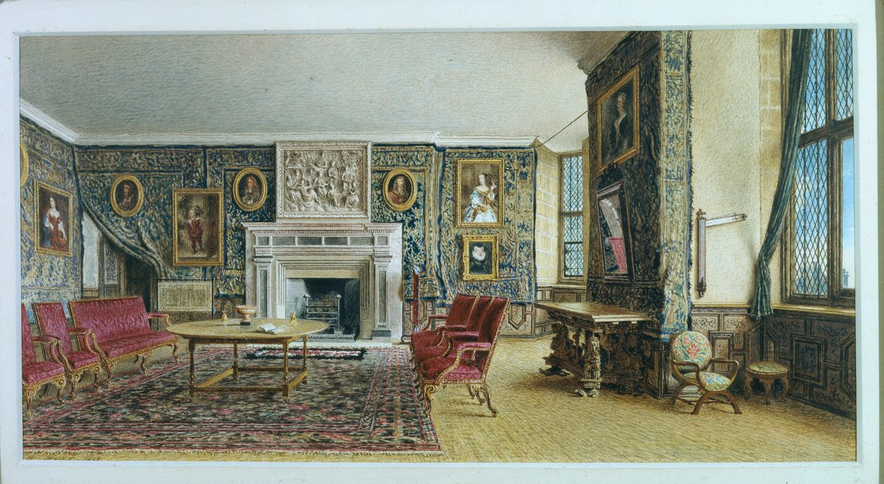 Könyvtár, Hardwick alkotó: William Henry Hunt