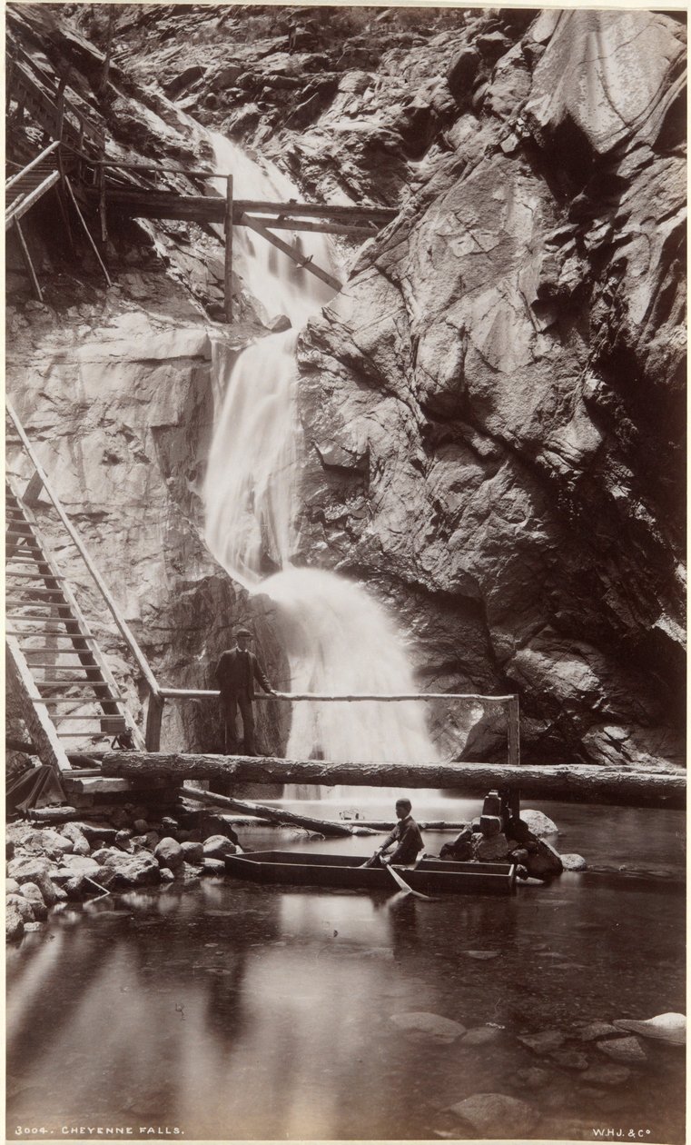 Cheyenne-vízesés alkotó: William Henry Jackson