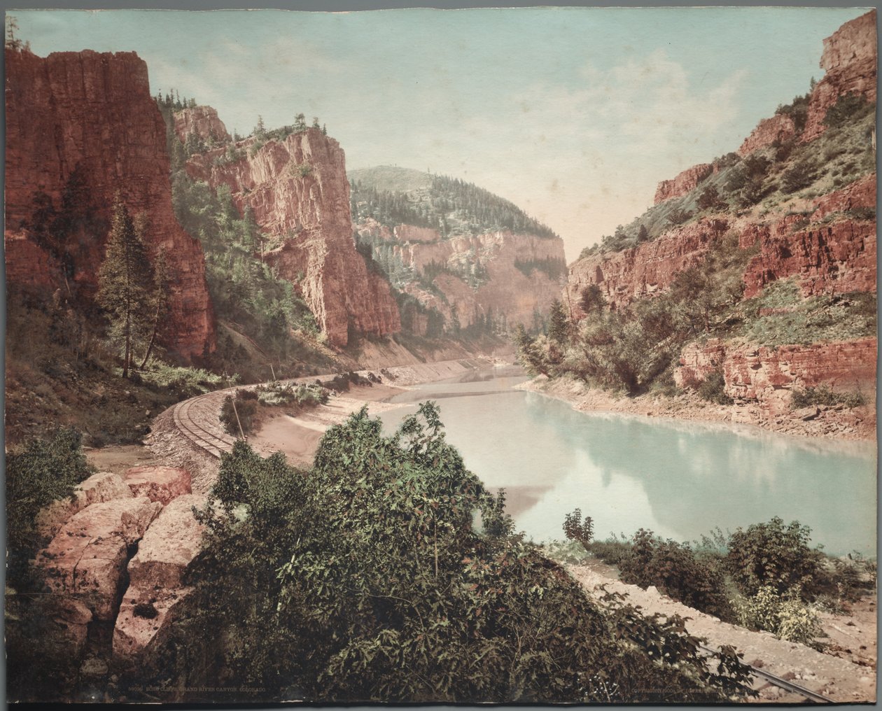 Echo Cliffs, Grand River Canyon, 1890-es évek. alkotó: William Henry Jackson