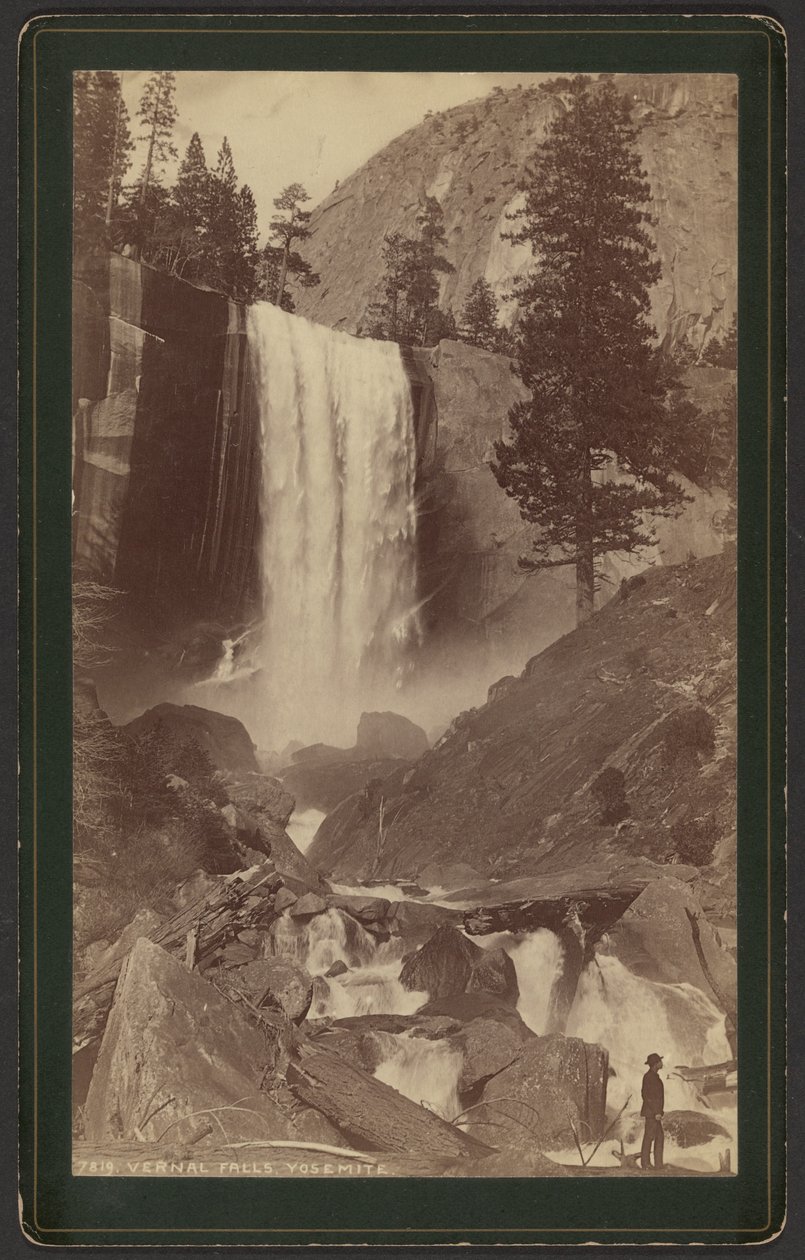 Vernal Falls. Yosemite. alkotó: William Henry Jackson