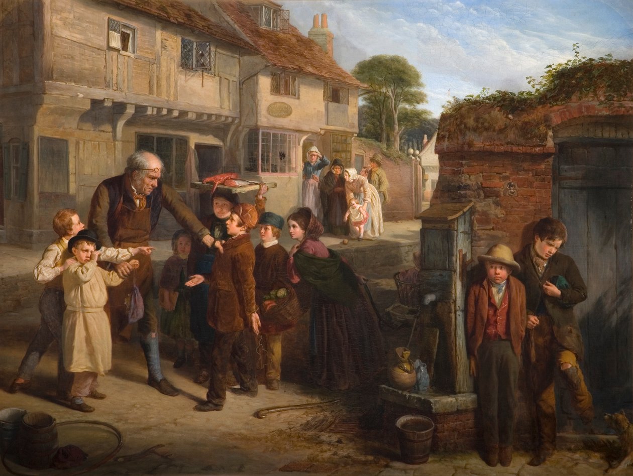 A betört ablak, 1855 alkotó: William Henry Knight