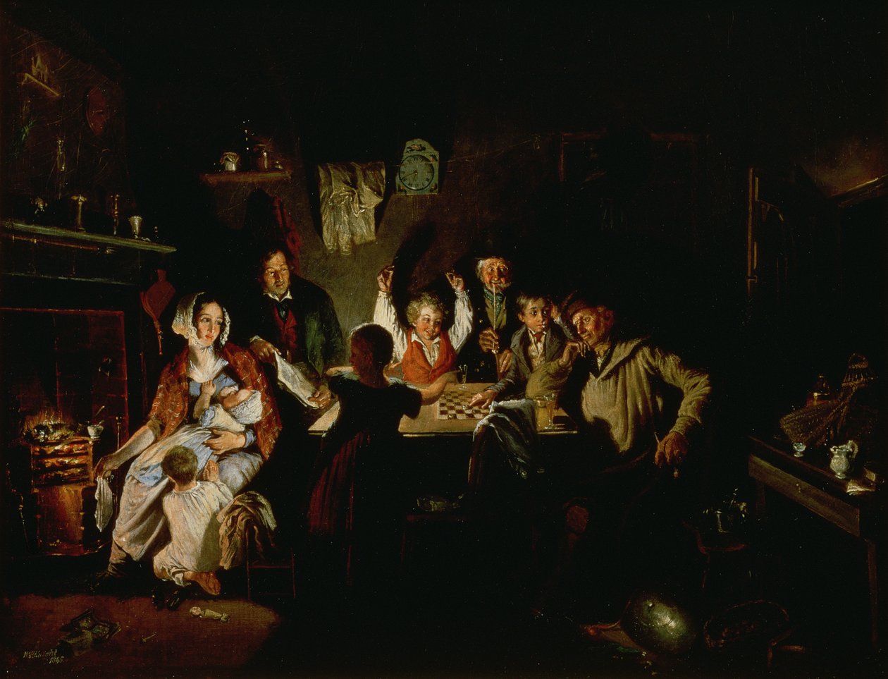 A piszkozatok játéka alkotó: William Henry Knight