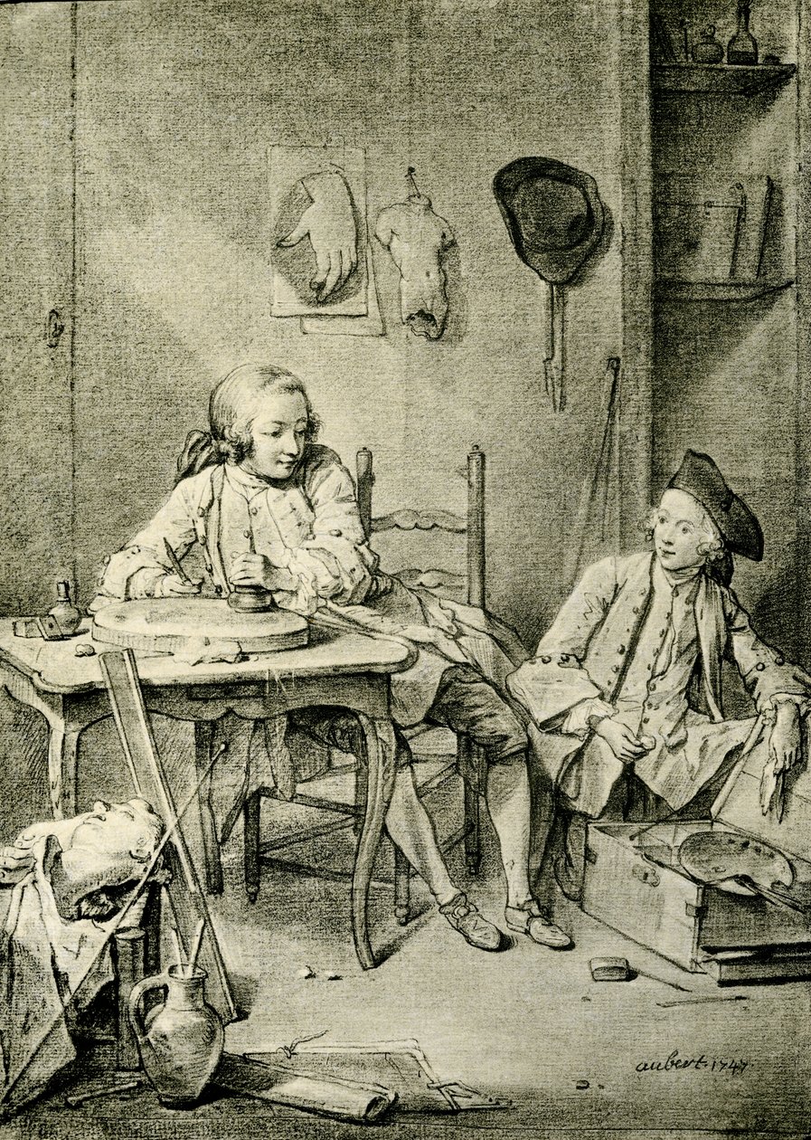 Két festő fiú alkotó: William Henry Pike