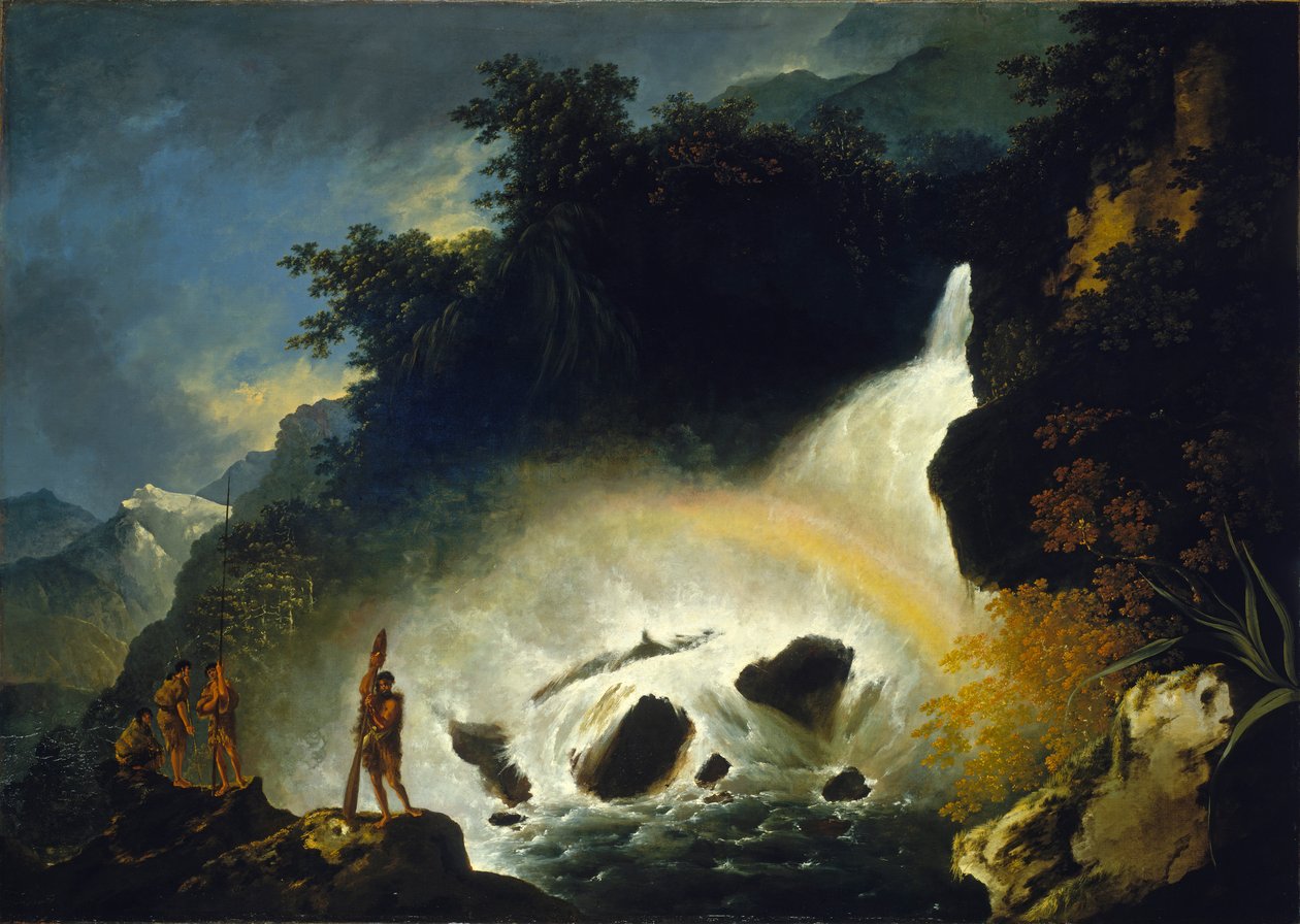 Vízesés a Dusky-öbölben, 1773 áprilisában alkotó: William Hodges