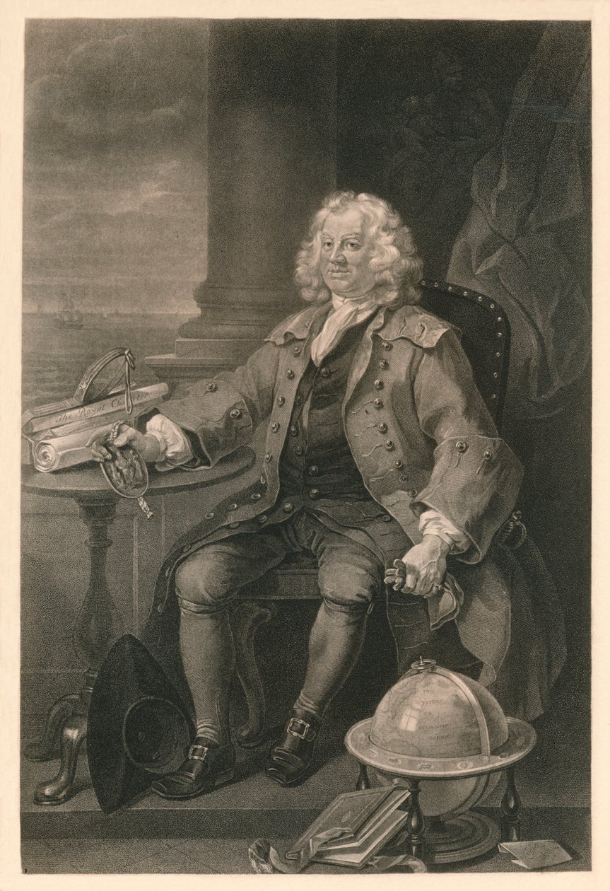 Thomas Coram kapitány, 1740. alkotó: William Hogarth