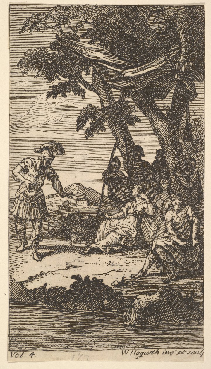 Cassandra, Frontispiece, 4. évf. 4, 1725. alkotó: William Hogarth